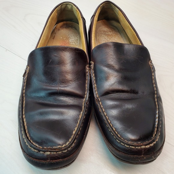 Sperry Top Sider Mens 11.5 M Leather Brown Loafer Driving Shoes STS10725 - Picture 3 of 11